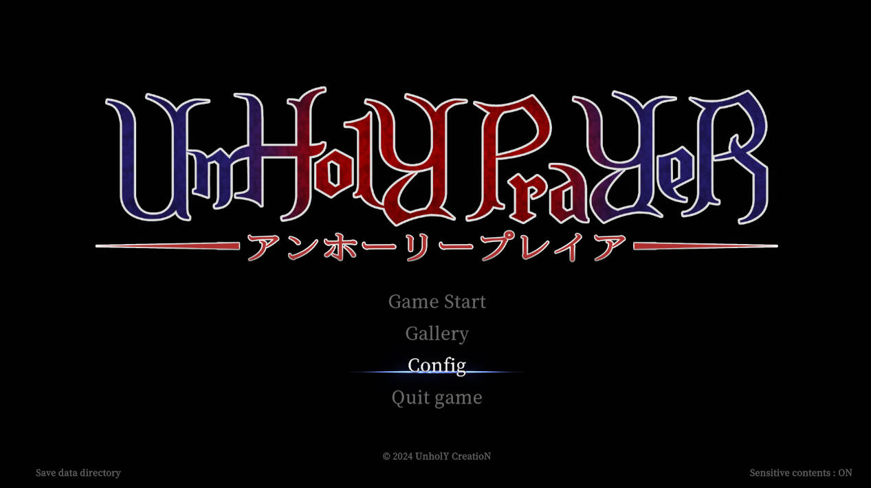 [ACT/中文/动态]UnHolY PraYeR 2025年5月動作確認版 官方中文版[更新][1.1G]