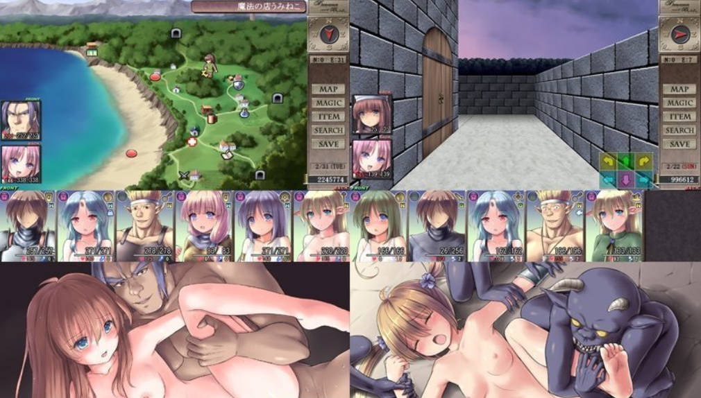 [大型精品RPG/汉化/NTR]地下城与新娘 挂载AI汉化版[魔剑士莉奈作者新作][2.2G]